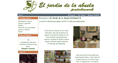 Desktop Screenshot of eljardindelaabuelapatchwork.com